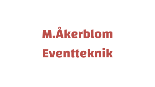 M Akerblom Eventteknik